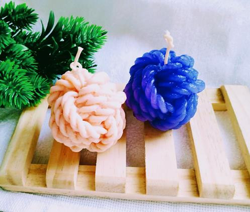velas decorativas da bola do fio 