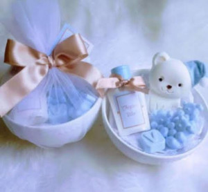Ursinho Sabonete Artesanal kit porcelana